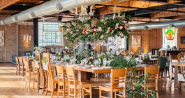 Philadelphia Wedding Walk - Catering Setup