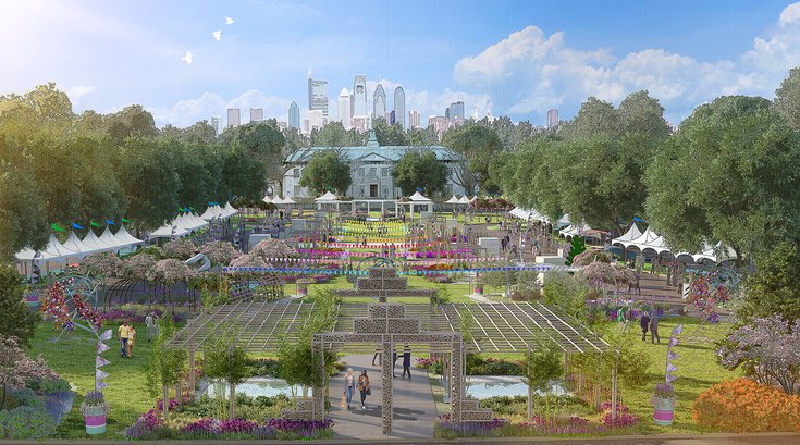 Philadelphia Flower Show rendering