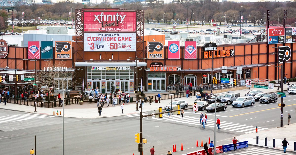 Xfinity Live! will reopen to sports fans this spring PhillyVoice