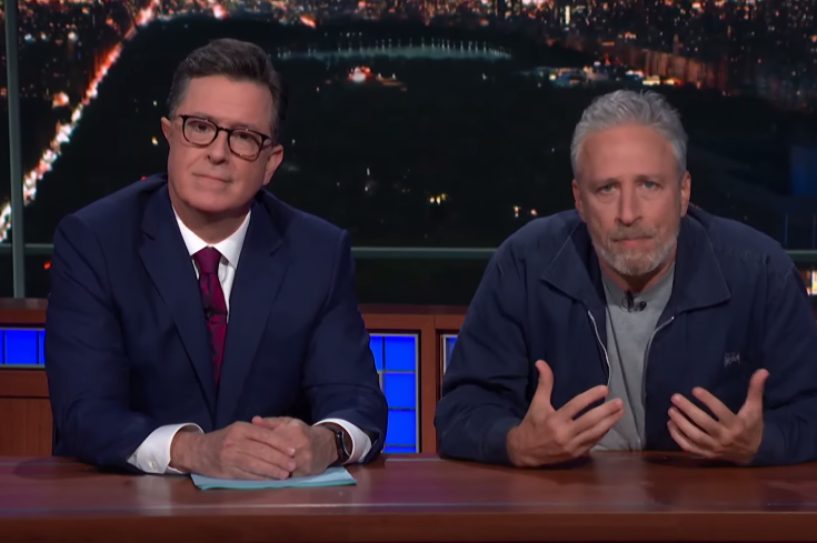 Jon Stewart and Colbert call out Mitch McConnell