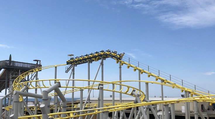 Runaway Tram Morey's Pier