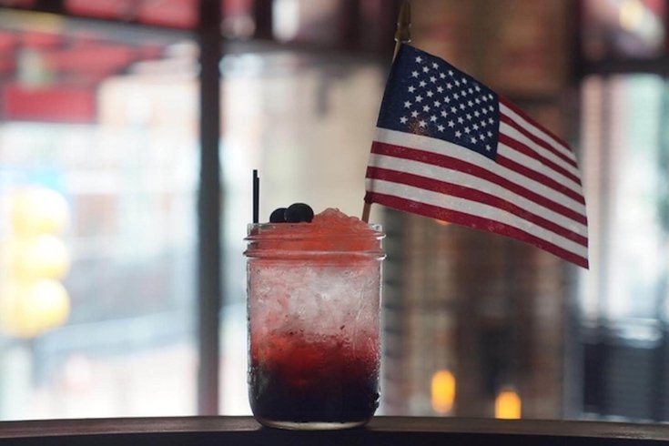 Fourth of July drinks and food in Philadelphia