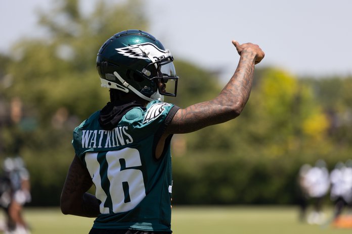 Eagles receiver Quez Watkins trying to catch on as starter