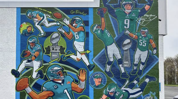 Eagles Super Bowl Mural