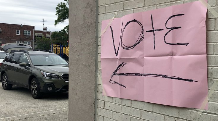 2020 Primary Election sign