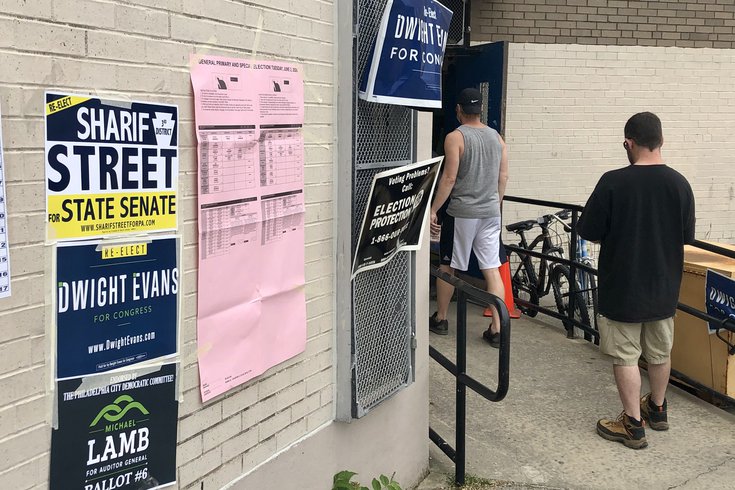 2020 primary election polling place