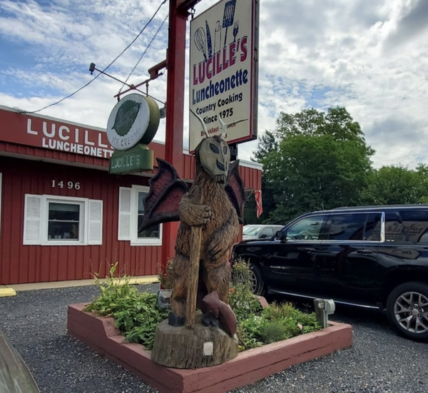 Jersey Devil Statue