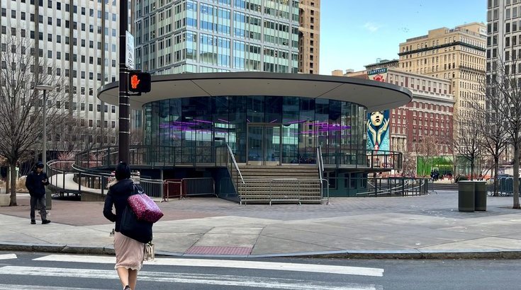 LOVE Park Flying Saucer