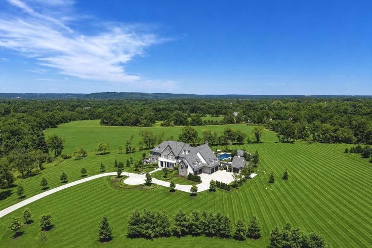 6 Tines Field Path - Aerial View