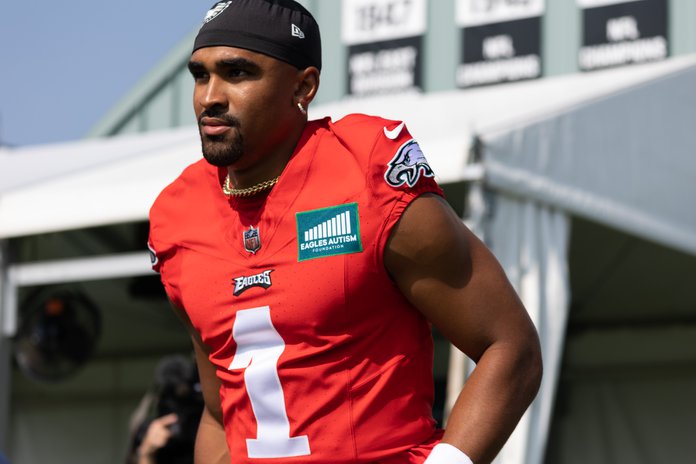 Top of his game': Eagles see improvement in QB Jalen Hurts as training camp  concludes