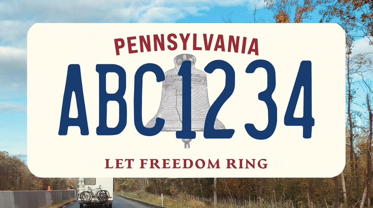 Pennsylvania Front License Plate
