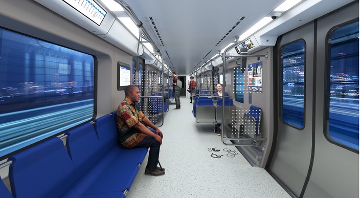 SEPTA MFL Interior