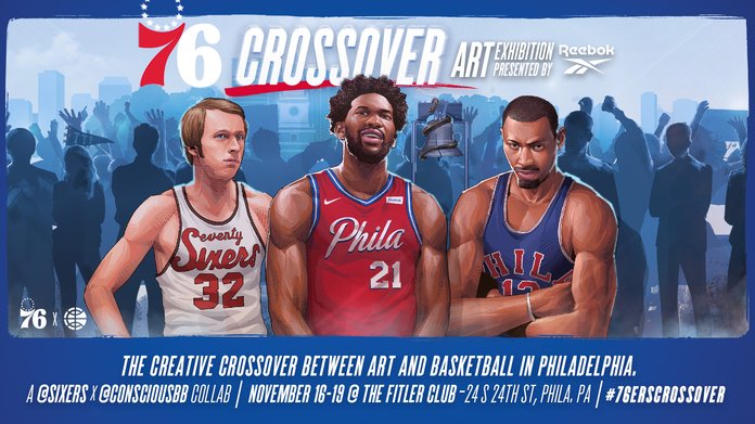 Photos, 76ers Crossover Art Exhibition presented by Reebok Photo Gallery