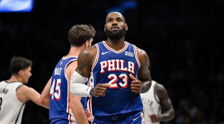 76ers Kalshi LeBron