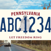 Pennsylvania License Plate