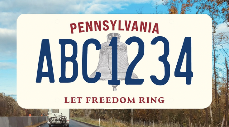 Pennsylvania License Plate