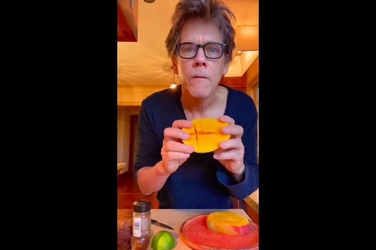 Kevin Bacon morning mango