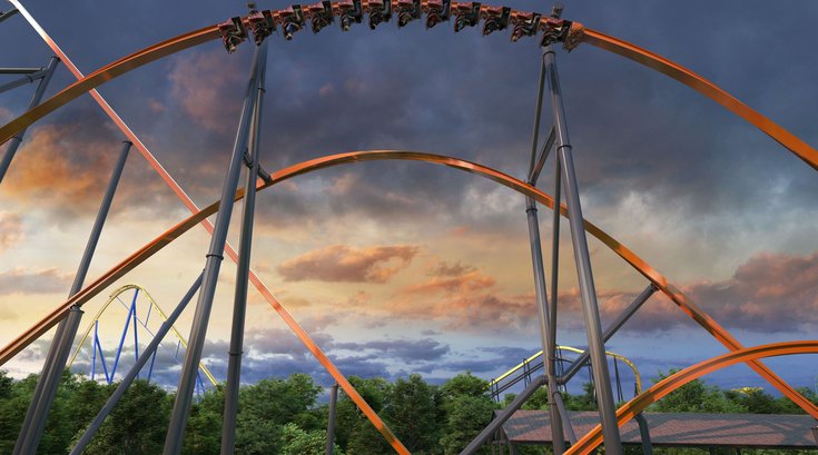 Six Flags Pine Barrens Jersey Devil coaster