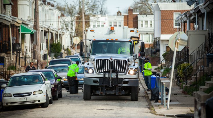 Philly trash recycling collections