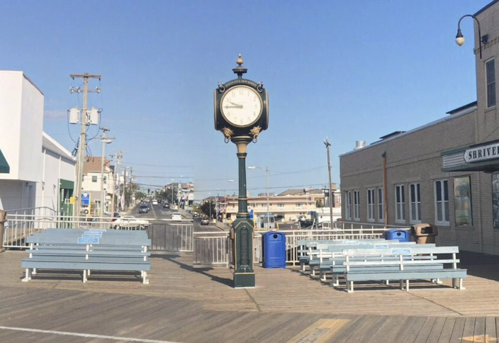 Ocean City Clock Boardwalk