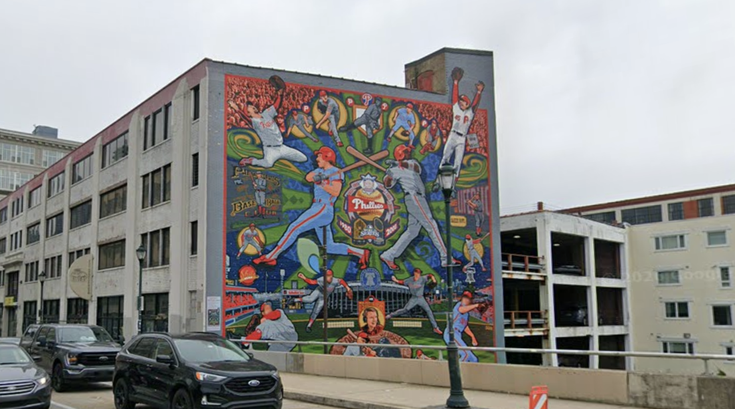 Phillies Mural Walnut