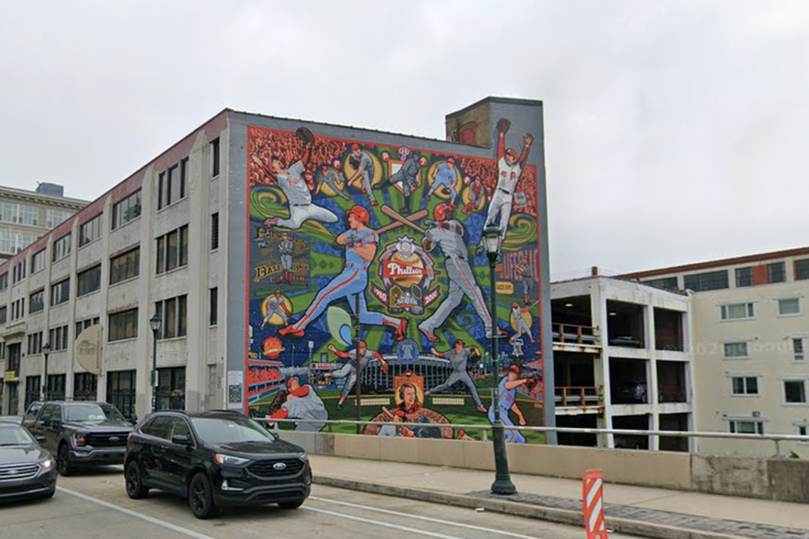 Phillies Mural Walnut