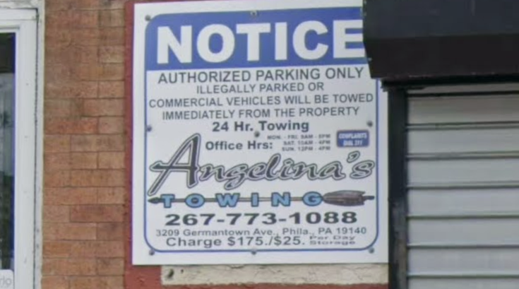 Angelina's Towing Philadelphia