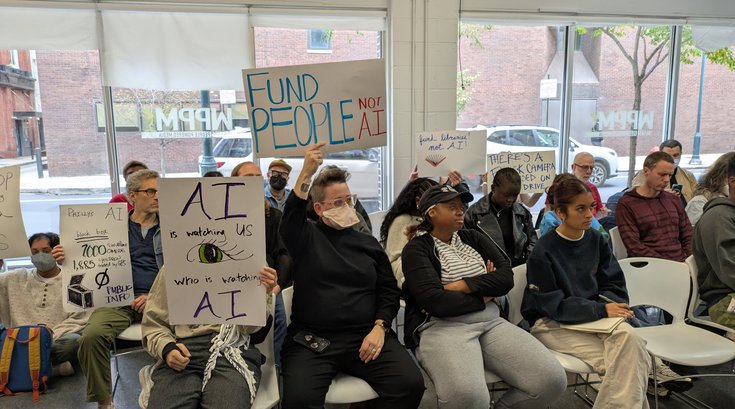AI Hearing protestors