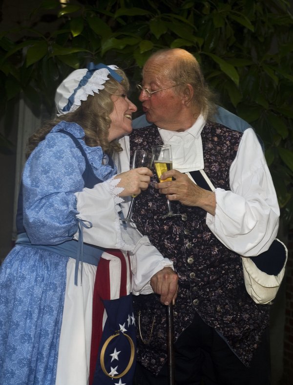 Ben Franklin and Betsy Ross