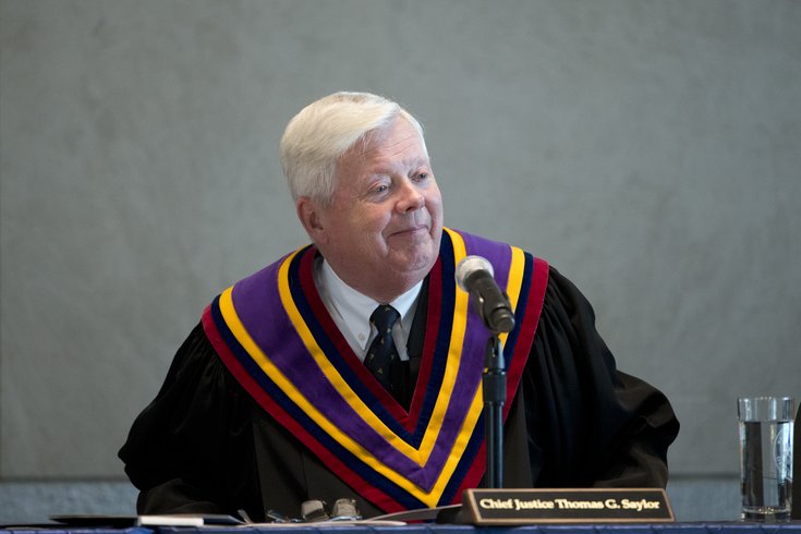 Pennsylvania Supreme Court Chief Justice Thomas G. Saylor