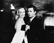 Anita Ekberg and Marcello Mastroianni 