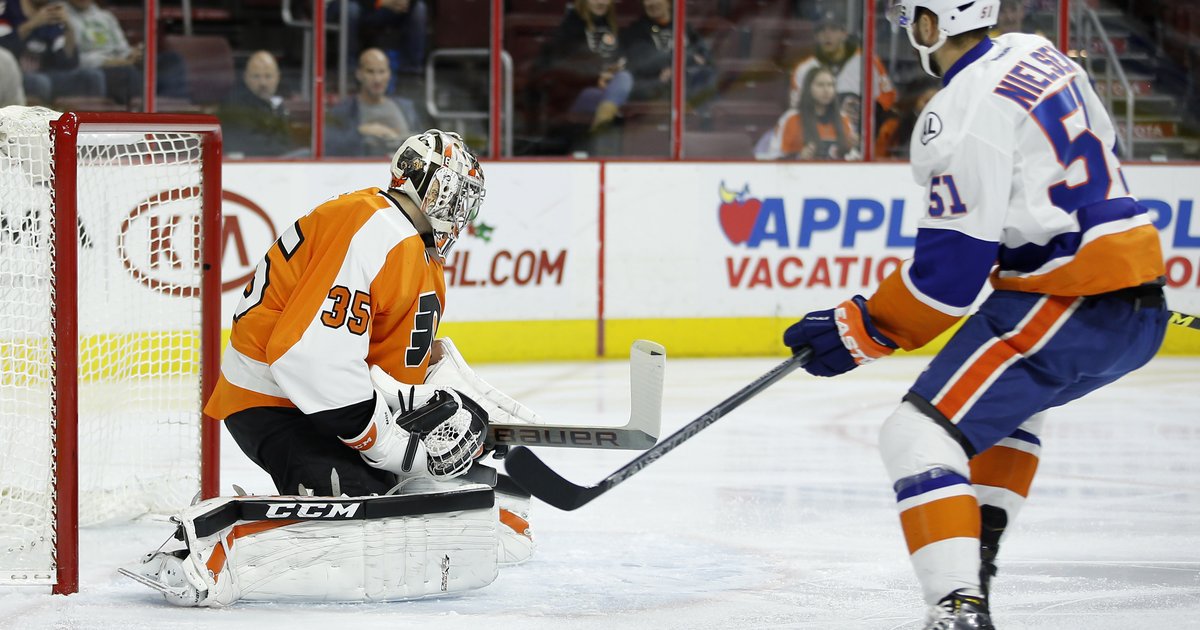 Islanders 4, Flyers 3 (SO): Mason gets the hook as Flyers' comeback bid ...