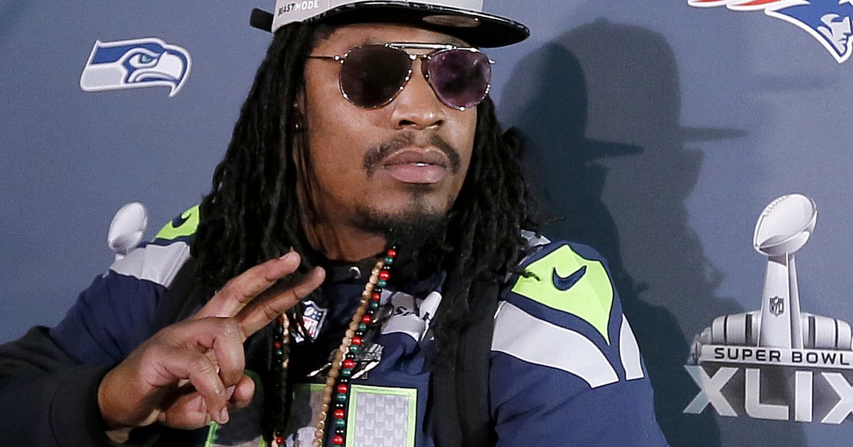 Marshawn Lynch rips the media during Seahawks' final media session before  Super Bowl XLIX – New York Daily News