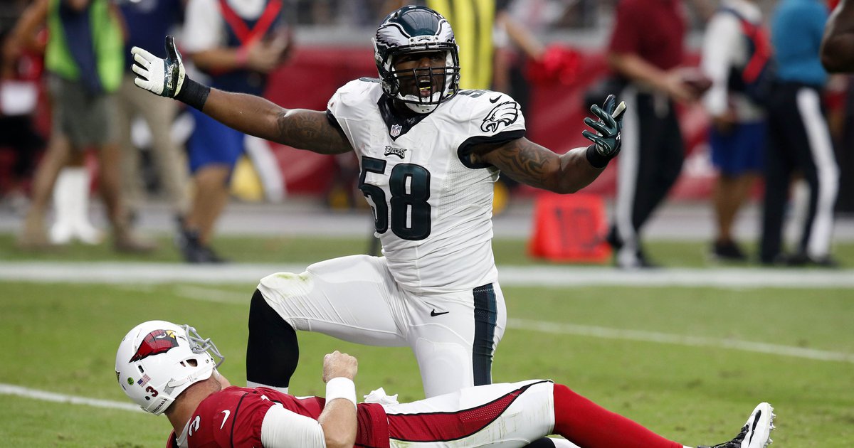 Hugh Douglas and Trent Cole Induction Ceremony into the Eagles Hall of Fame  