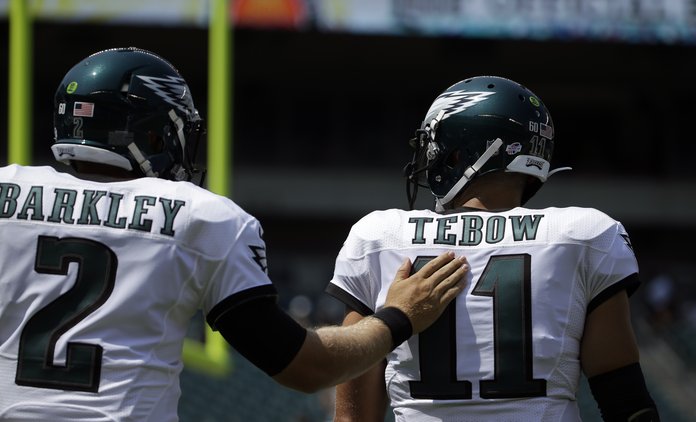 Tim Tebow runs for touchdown - in typical Tebow style - on final play of  preseason debut