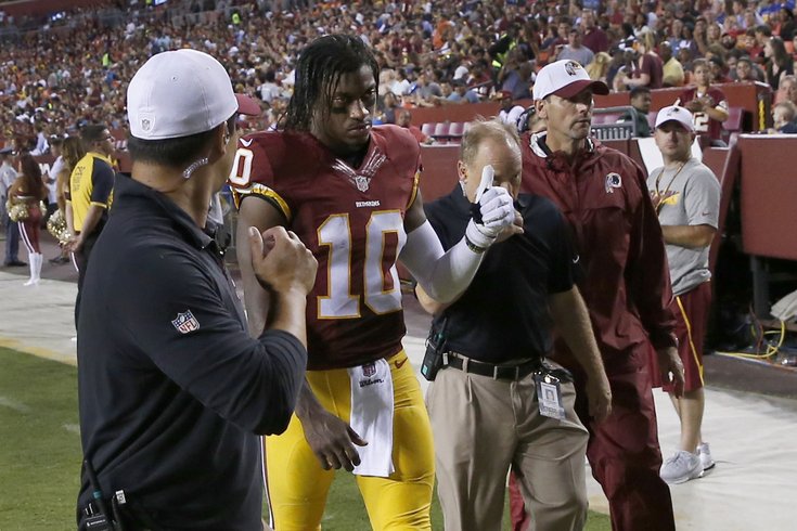 Robert Griffin III and the Redskins were very Redskiny in their second  preseason game
