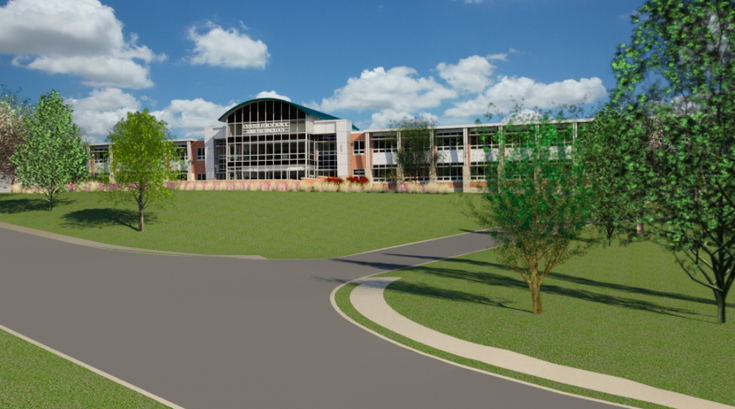 Abington High School rendering. 