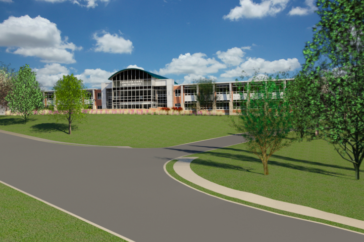 Abington High School rendering. 