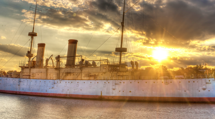 Admirals Tavern on Cruiser Olympia at Independence Seaport Museum