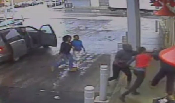 Gas Station Beating