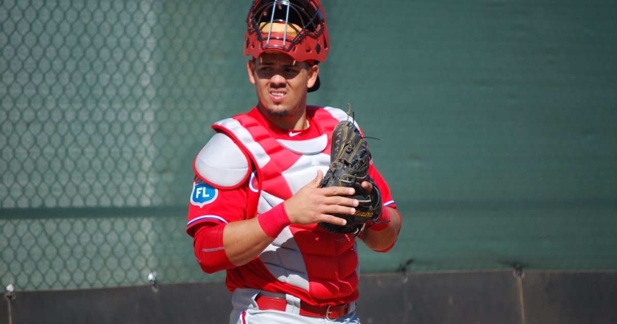Top catching prospect Alfaro continuing to hone craft at Reading ...