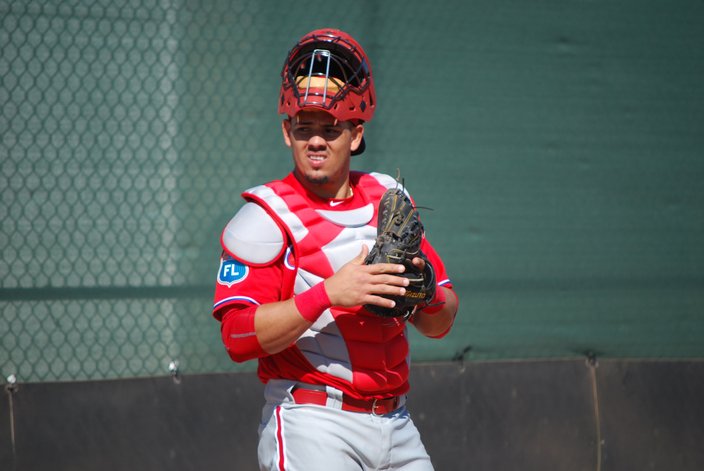 Talented catching prospect Alfaro eager to learn with Phillies ...