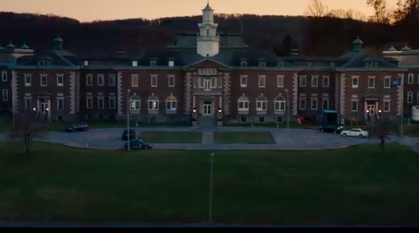 Allentown State Hospital glass