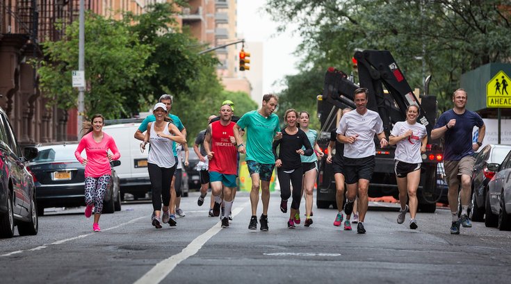 back on my feet group run