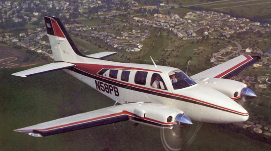 Beechcraft Baron 58 plane