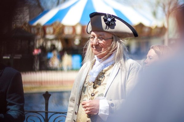 Benjamin Franklin impersonator