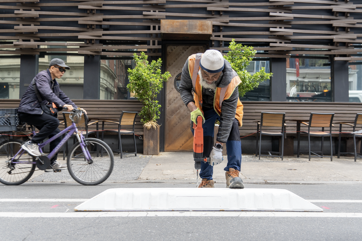 Bike lane 13th street