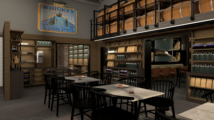 Bluebird Distilling renovation 2
