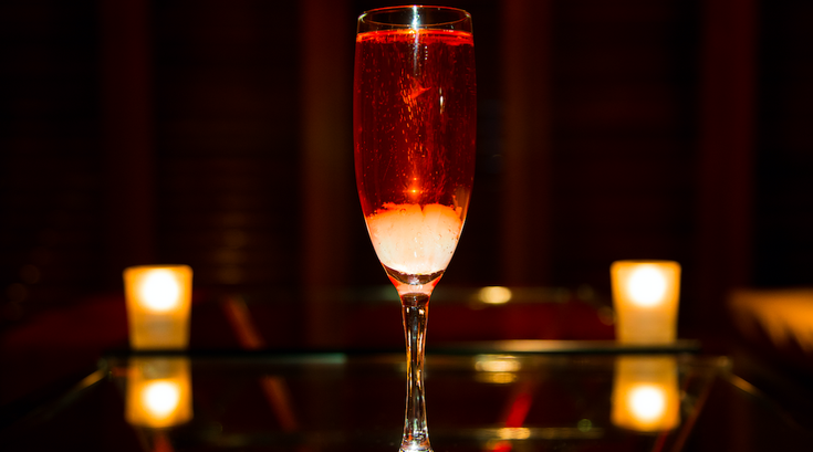 Valentine's Day cocktail