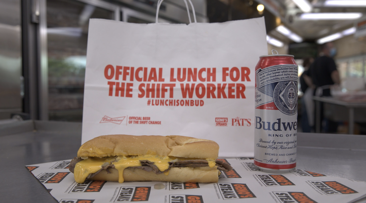 Philly Cheesesteaks Budweiser